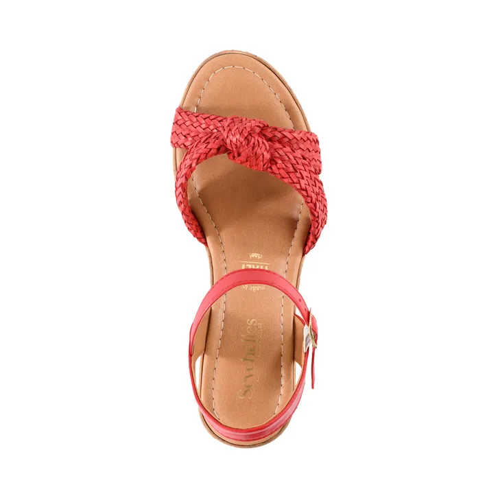 Musical Sandal in Red from Seychelles Formal Office Shoes