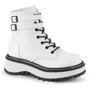 Cold Tone Frost Safe LILITH-152 White Vegan Leather