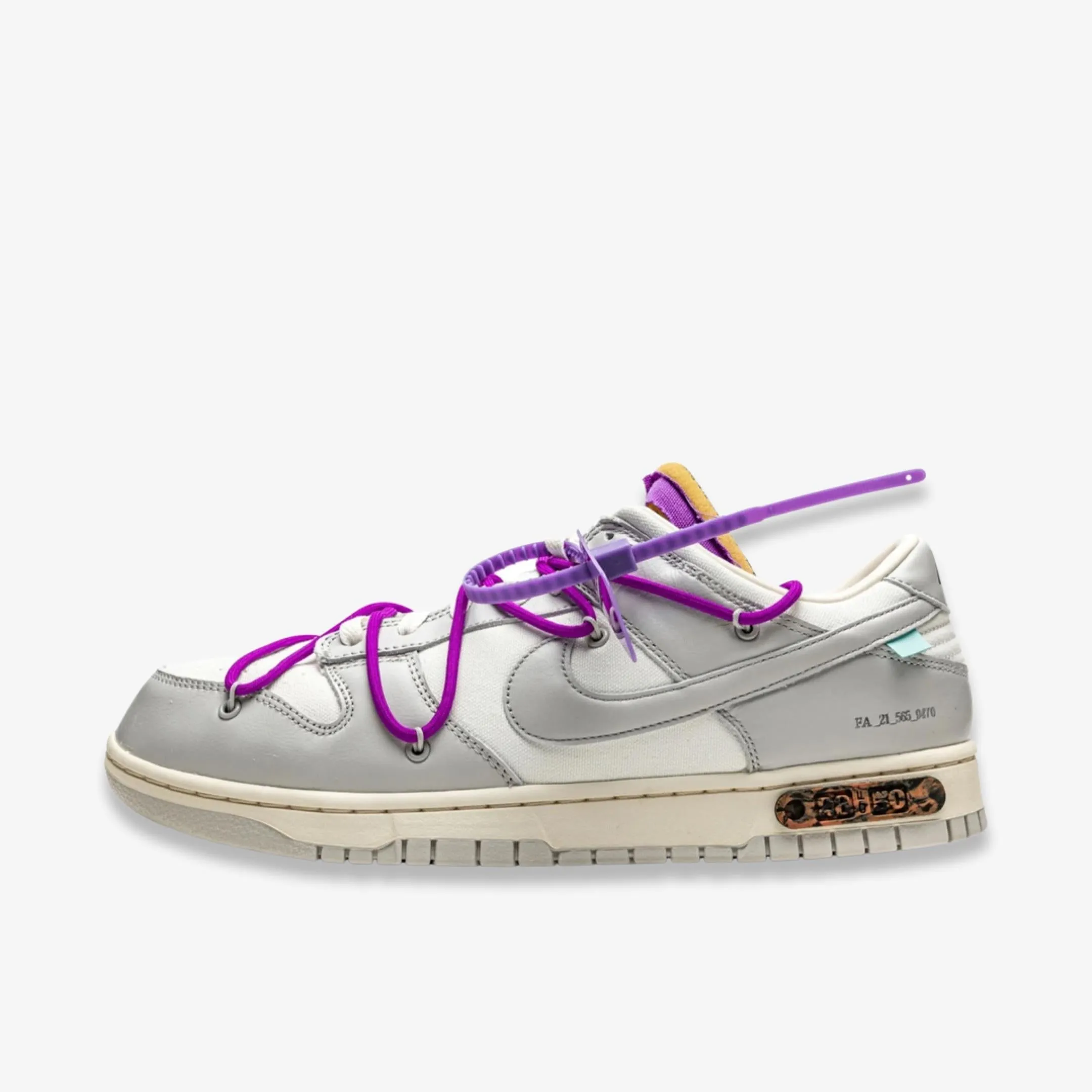 Full Motion Recycled Material Options (Men's) Nike Dunk Low x Off-White 'Lot 28 of 50' (2021) DM1602-111