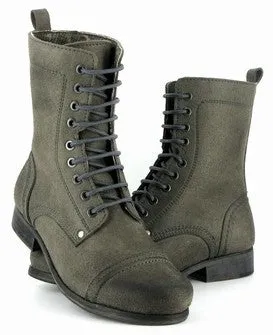 Vintage Boot in Grey from Vegetarian Shoes Comfort Lining Mountain Climber Durable Shell Comfort Seeker