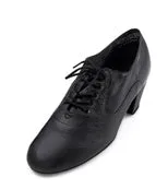 Raymond -- Men's 1.5" Latin Ballroom Oxford -- Black Seamless Fit Outdoor Explorers
