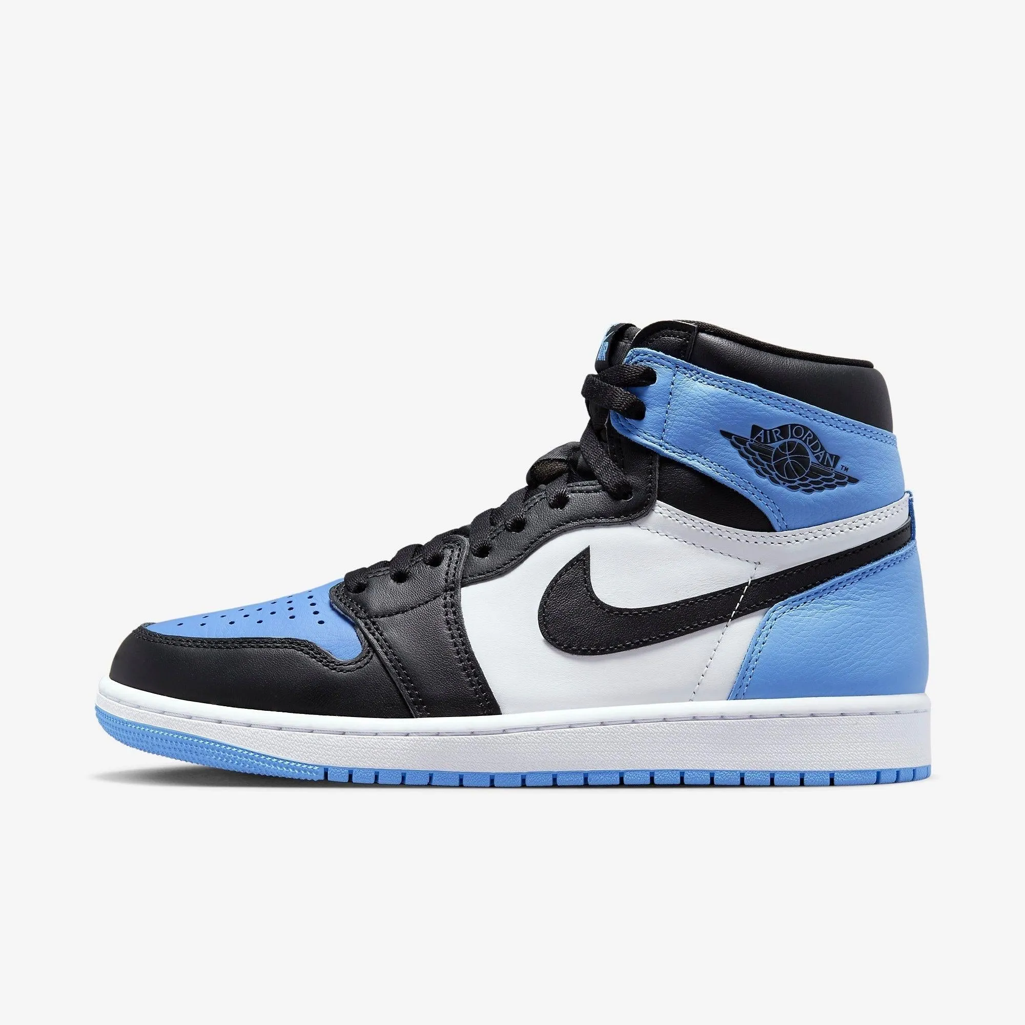 (Men's) Air Jordan 1 Retro High OG 'UNC / University Blue Toe' (2023) DZ5485-400 Non Irritating Seams Multi Layer Cushioning