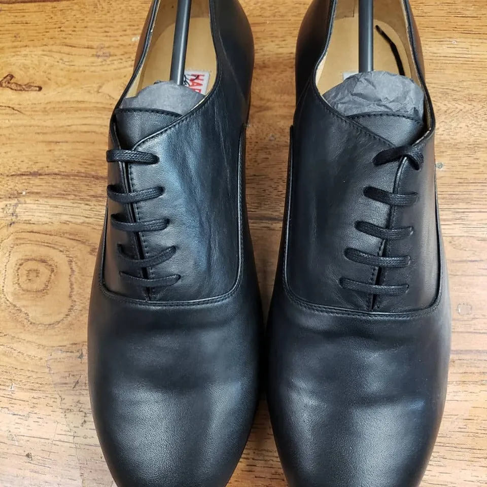 1" William -- Men's Tango Oxford -- Black Soft Interior