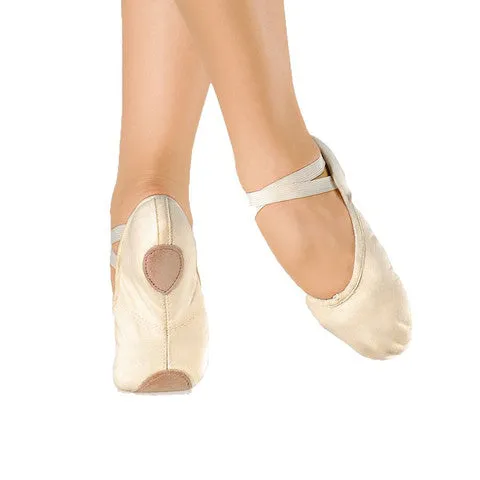 All Day Rainy Day Chic Fit Pace -- Leather Split Sole Ballet -- Pink