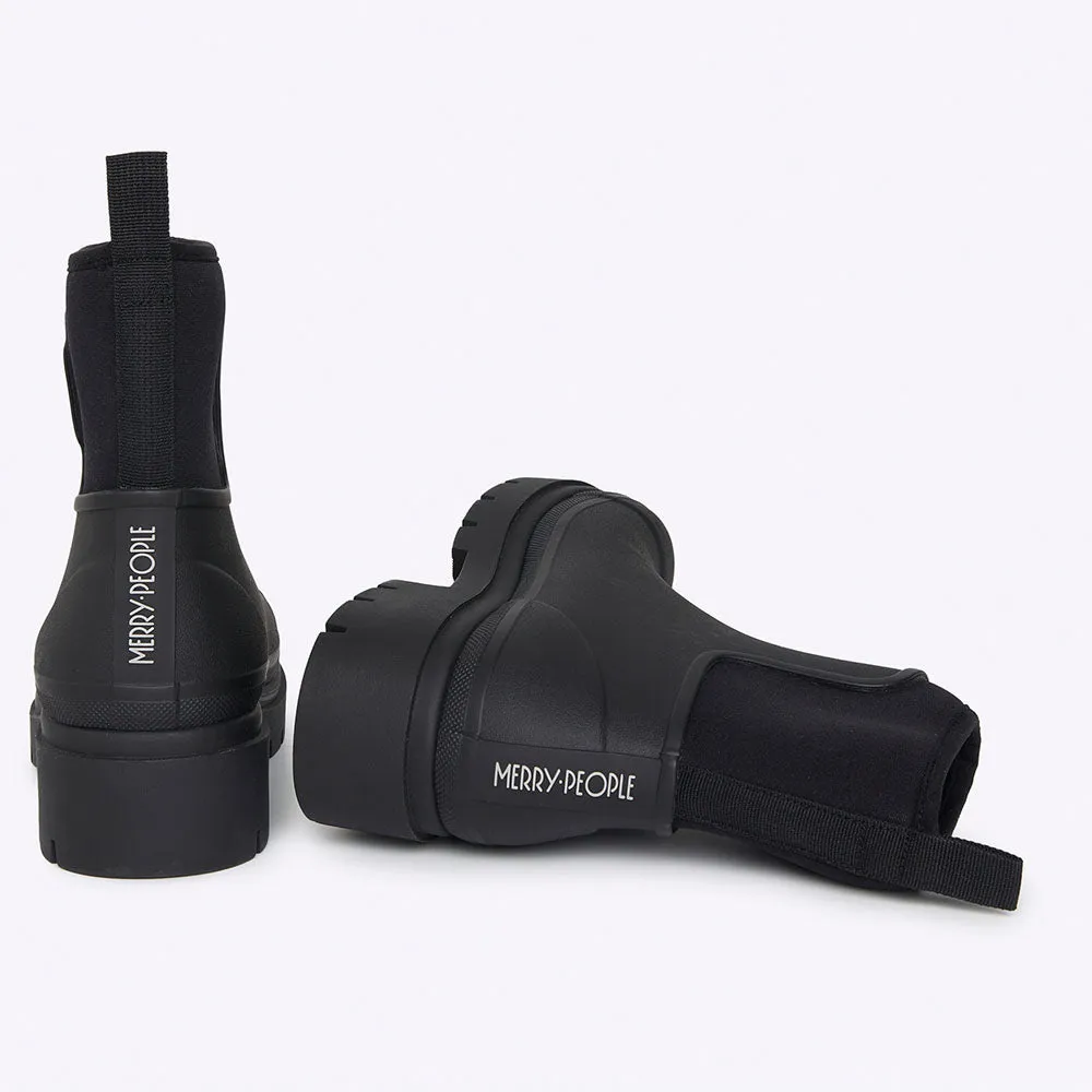 Move Bold Comfort arch Tully Rain Boot in Black from Merry People