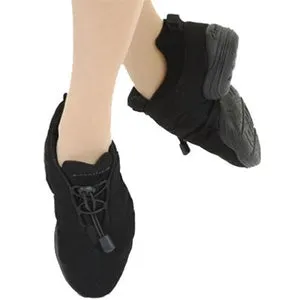 Toggle -- Split-Sole Dancesneaker -- Black Day Long Petite Fit