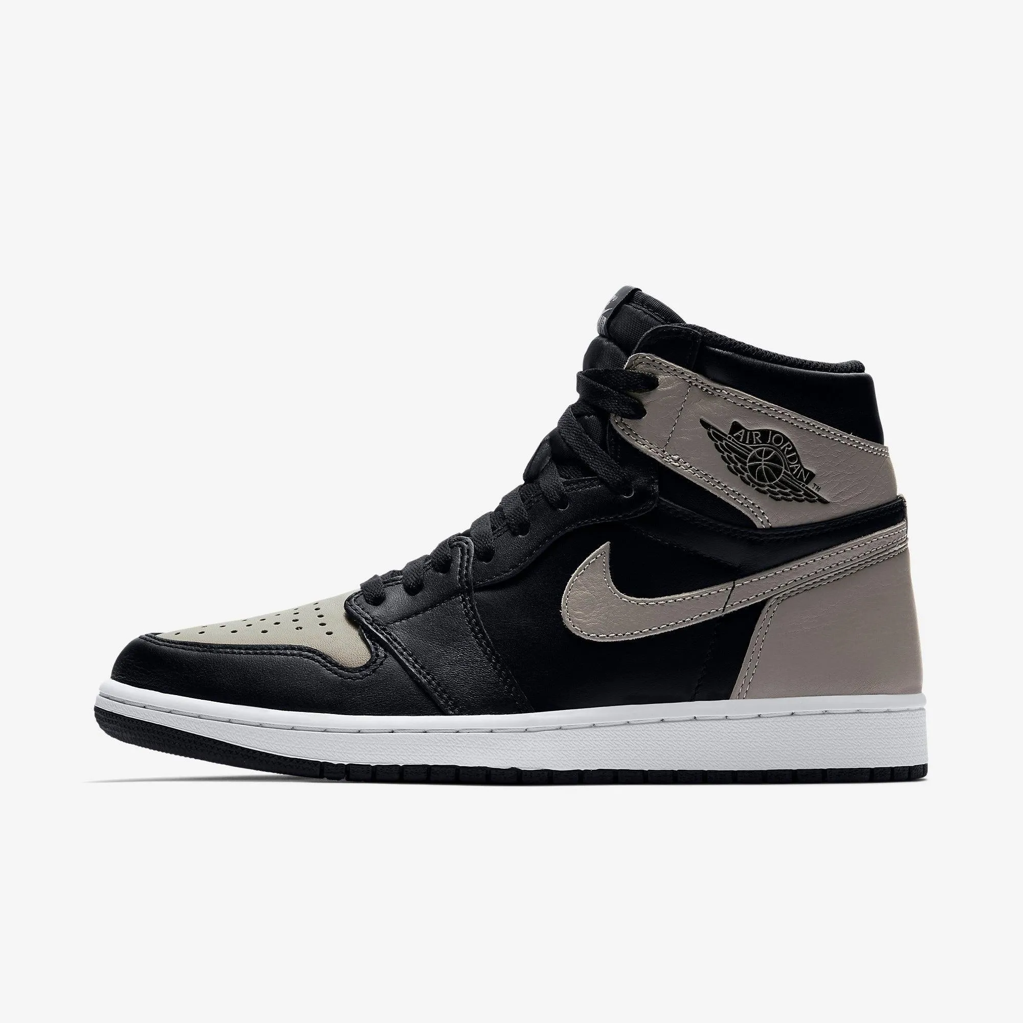 Lace Free Fastenings Slip Easy (Men's) Air Jordan 1 Retro High OG 'Shadow' (2018) 555088-013