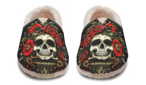 Skull Vase Winter Casual Shoes Firm Lock Vital Step
