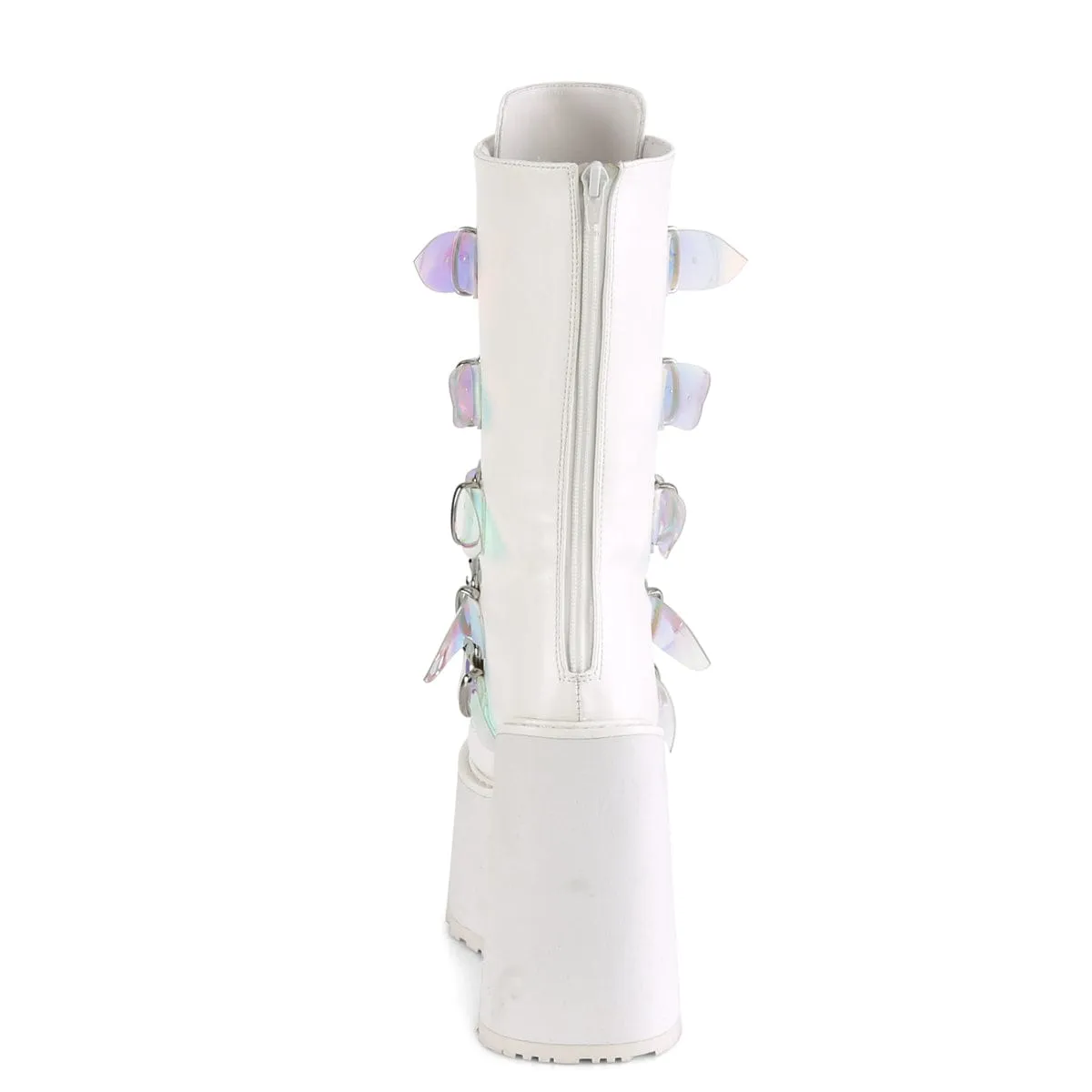 SWING-230 White Vegan Leather Workout