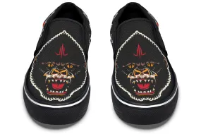 Cotton Base Traditional Gorilla Slip On Shoes