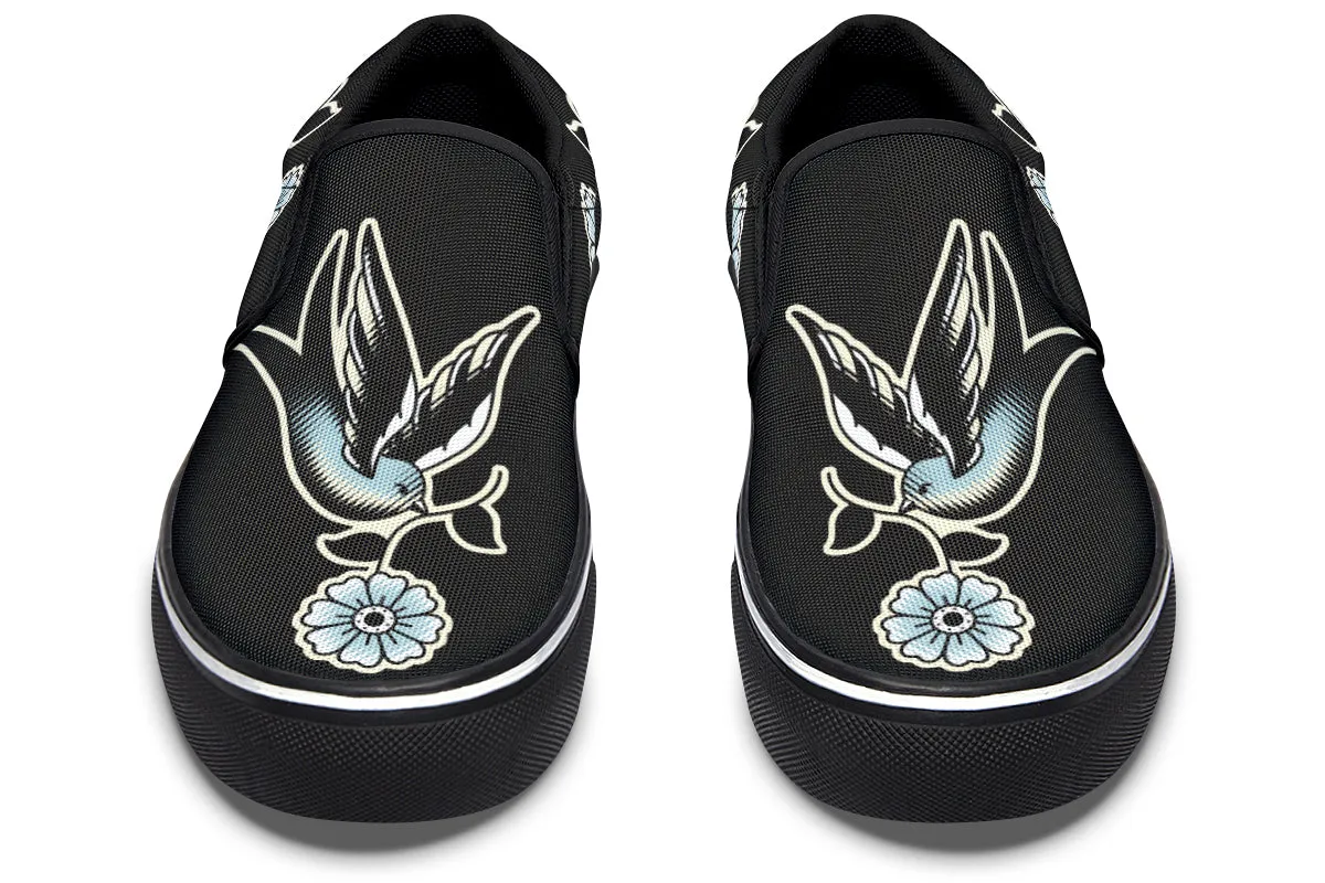 Traditional Swallow Slip On Shoes Path Free