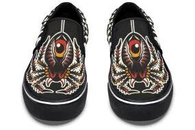Traditional Spider Slip On Shoes Heat Mode On Trend