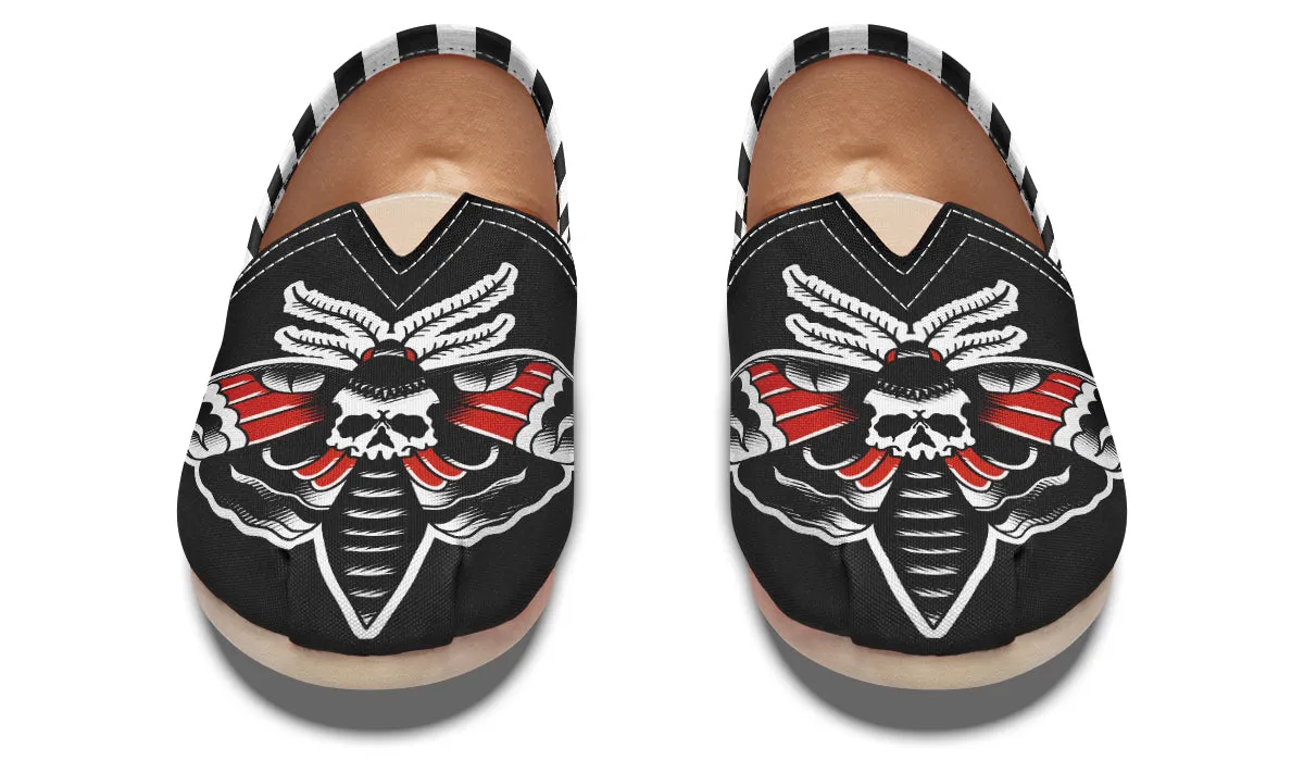 Checkered Deathmoth Casual Shoes Kick Power