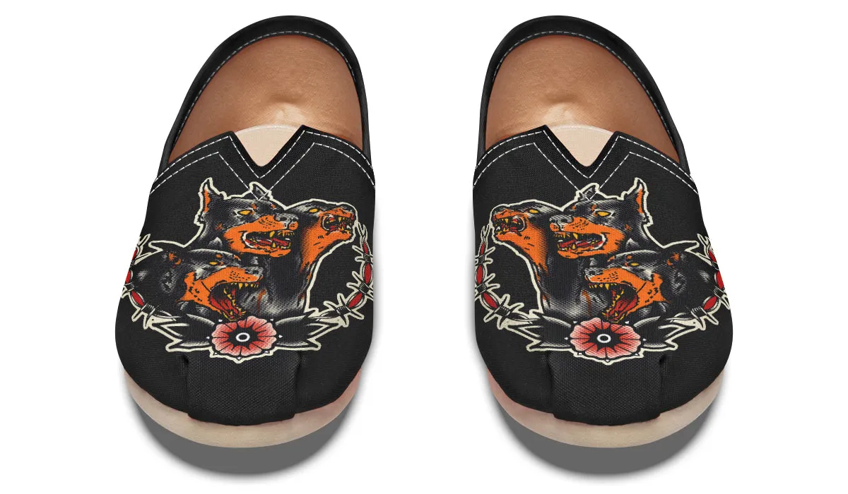 Silk Feel Anti Odor Undead Pharaoh's Cerberus Casual Shoes
