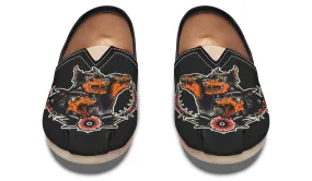 Silk Feel Anti Odor Undead Pharaoh's Cerberus Casual Shoes
