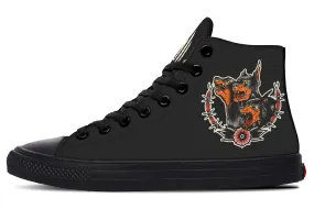 Comfort collar Athletic Undead Pharaoh's Cerberus High Tops