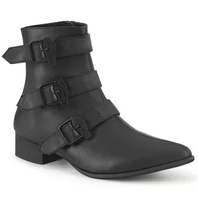 World Walk WARLOCK-50-C Black Vegan Leather