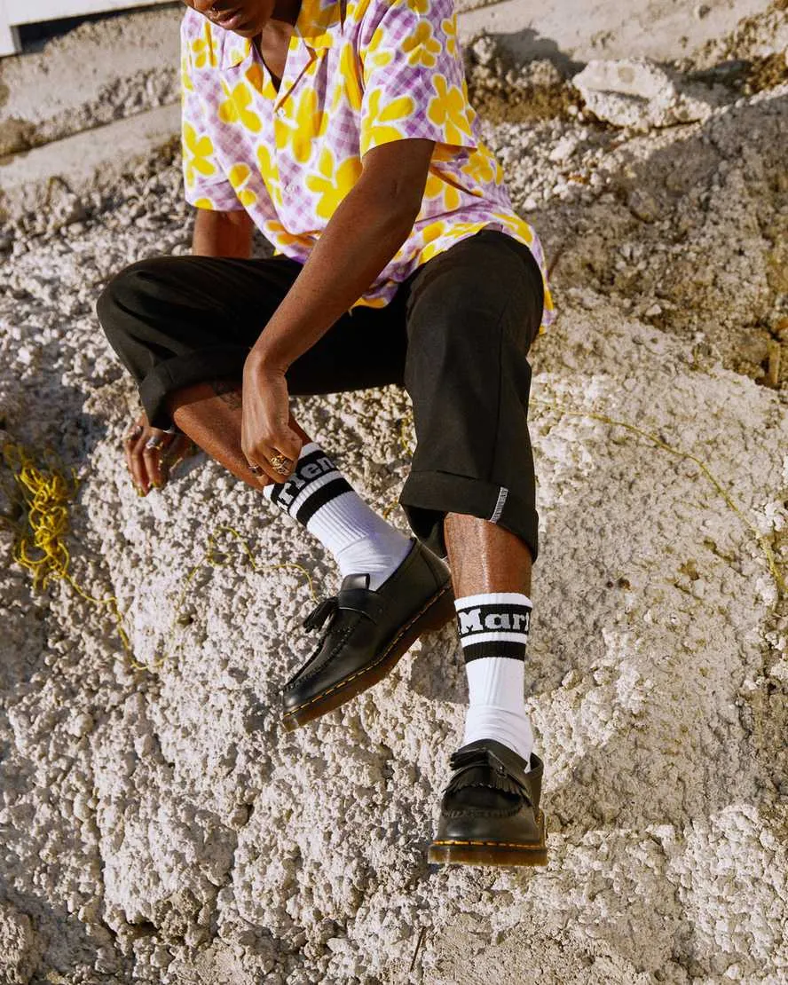 Stylish Look Classic Vegan Adrian Felix Tassle Loafer from Dr. Martens