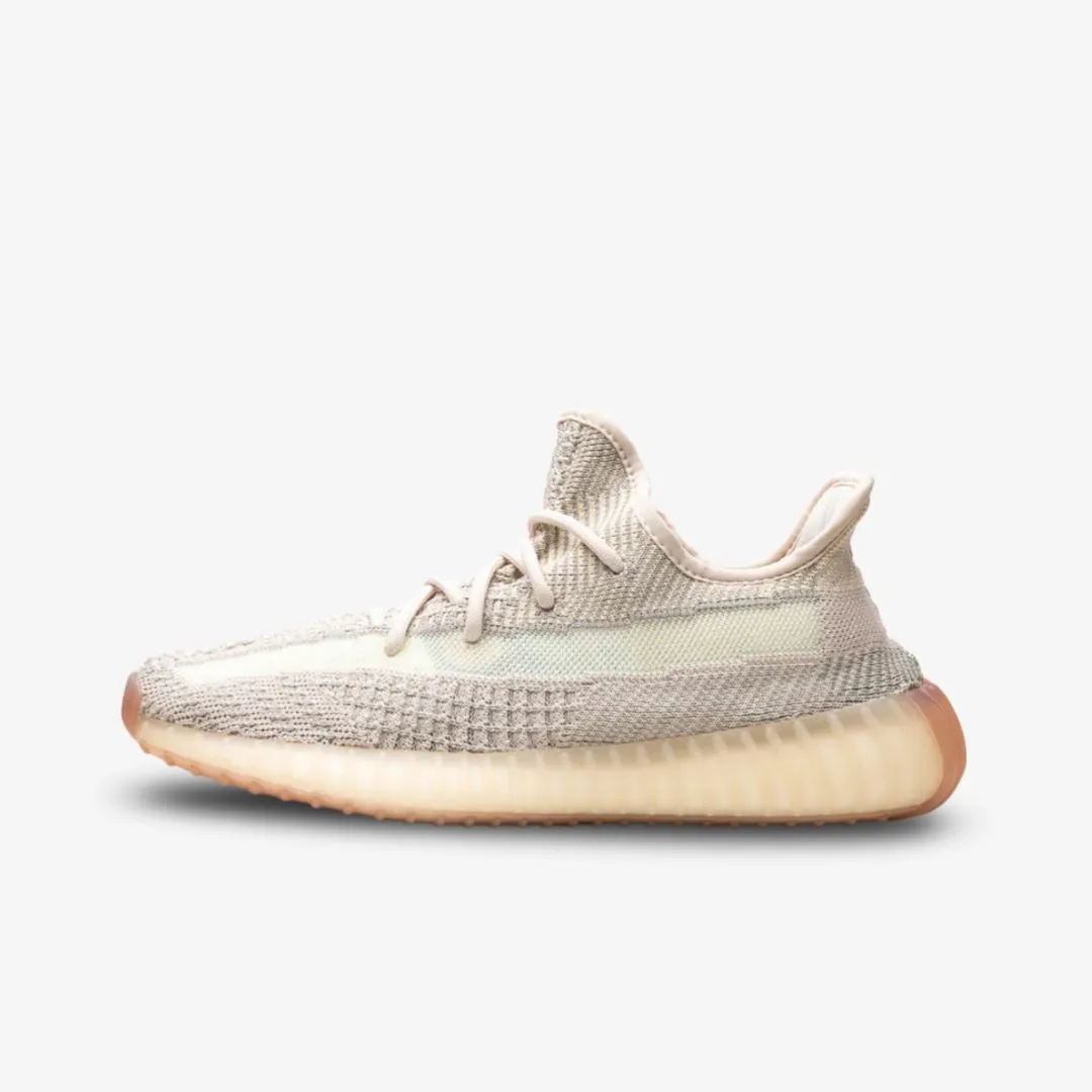 (Men's) adidas Yeezy Boost 350 V2 'Citrin' (Non Reflective) (2019) FW3042 Grip Tread Pattern Flexible Construction