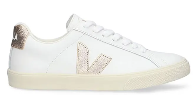 Veja Esplar Leather White Platine Swim Ready Muscle Aid
