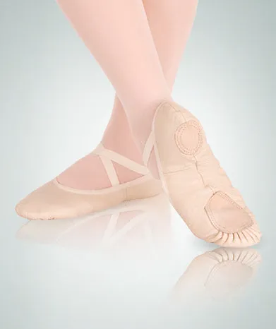 Sterling -- Leather Split Sole Ballet -- Pink Spring Jump Ice Guard