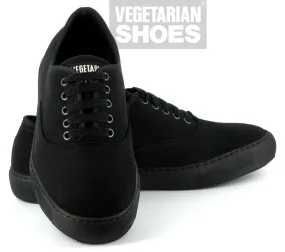 Retro-inspired support LightweightDesign Kennedy Sneaker in Black from Vegetarian Shoes