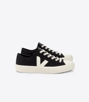 Wata II Low Canvas in Black Pierre from Veja Seamless Fit Gym Workout Commute Light