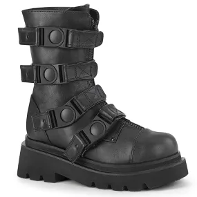 Color Pop RENEGADE-55 Black Vegan Leather