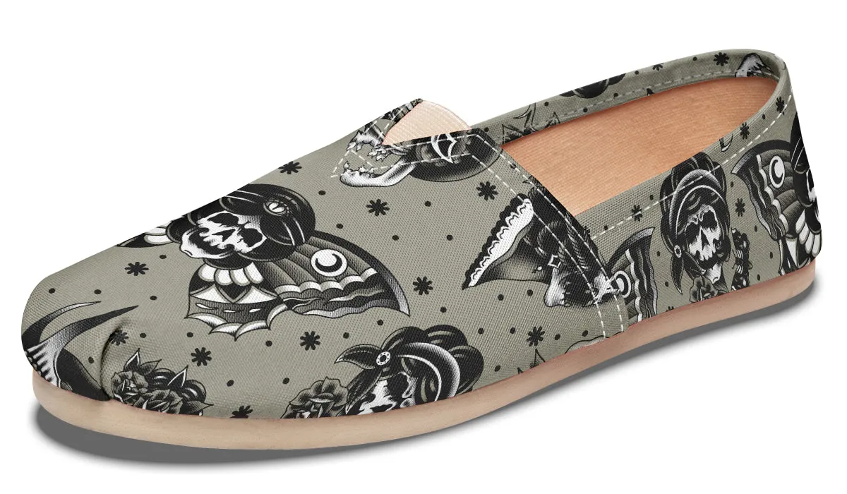 Classic Dead Girls Casual Shoes Beach Fun