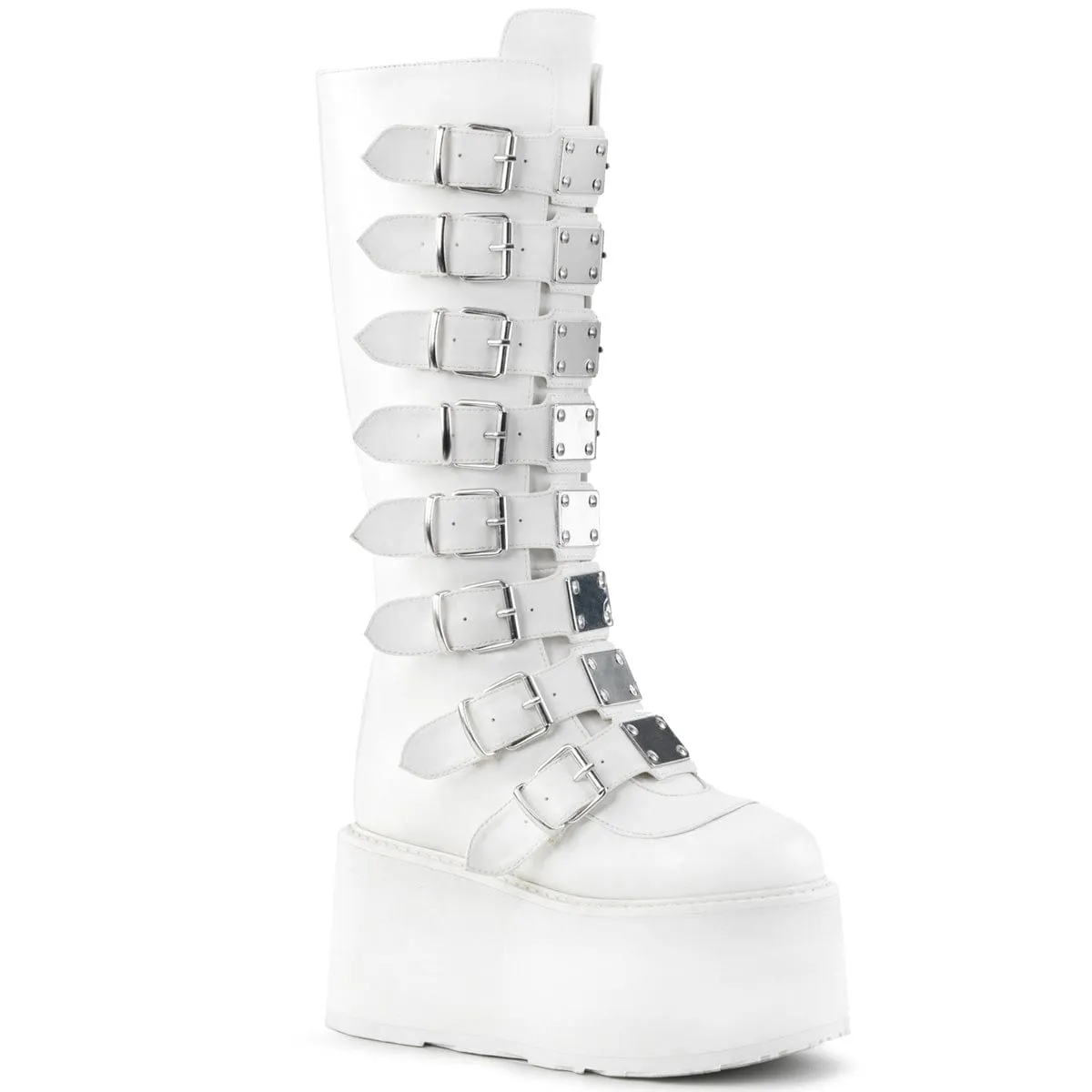 Soul Step Peak Step DAMNED-318 White Vegan Leather