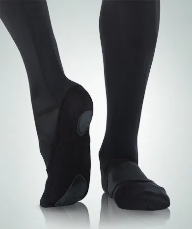 Wendy -- Canvas Split Sole Ballet -- Black Free Soul Galaxy Tone