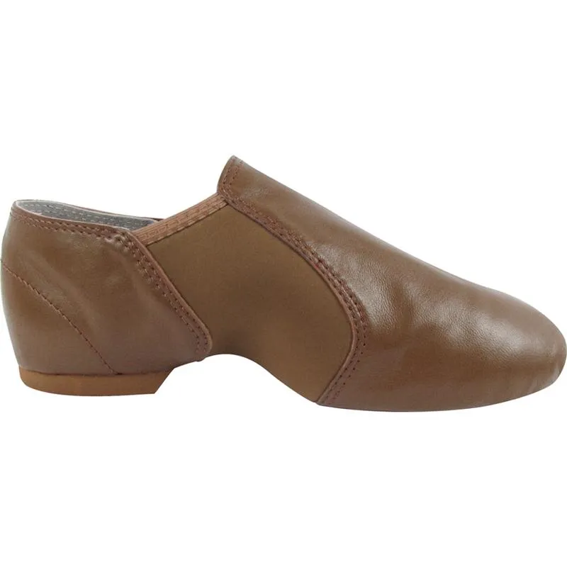 Javier -- Split Sole Jazz Slip-On -- Mocha Action Fast