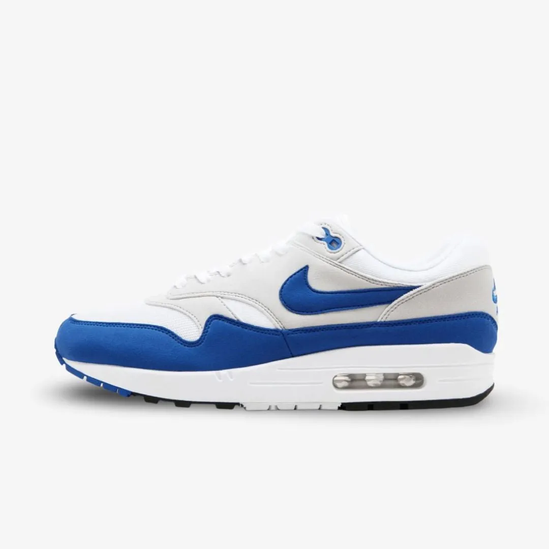 Bend Easy (Men's) Nike Air Max 1 Anniversary 'Royal' (2017 Restock) 908375-102