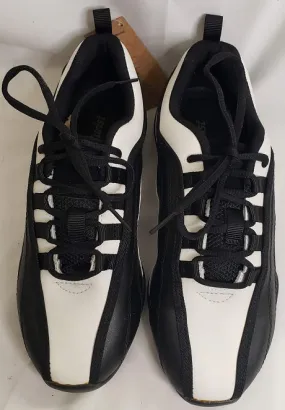 Toga -- Leather Full Sole Dancesneaker -- White/Black Action Fast