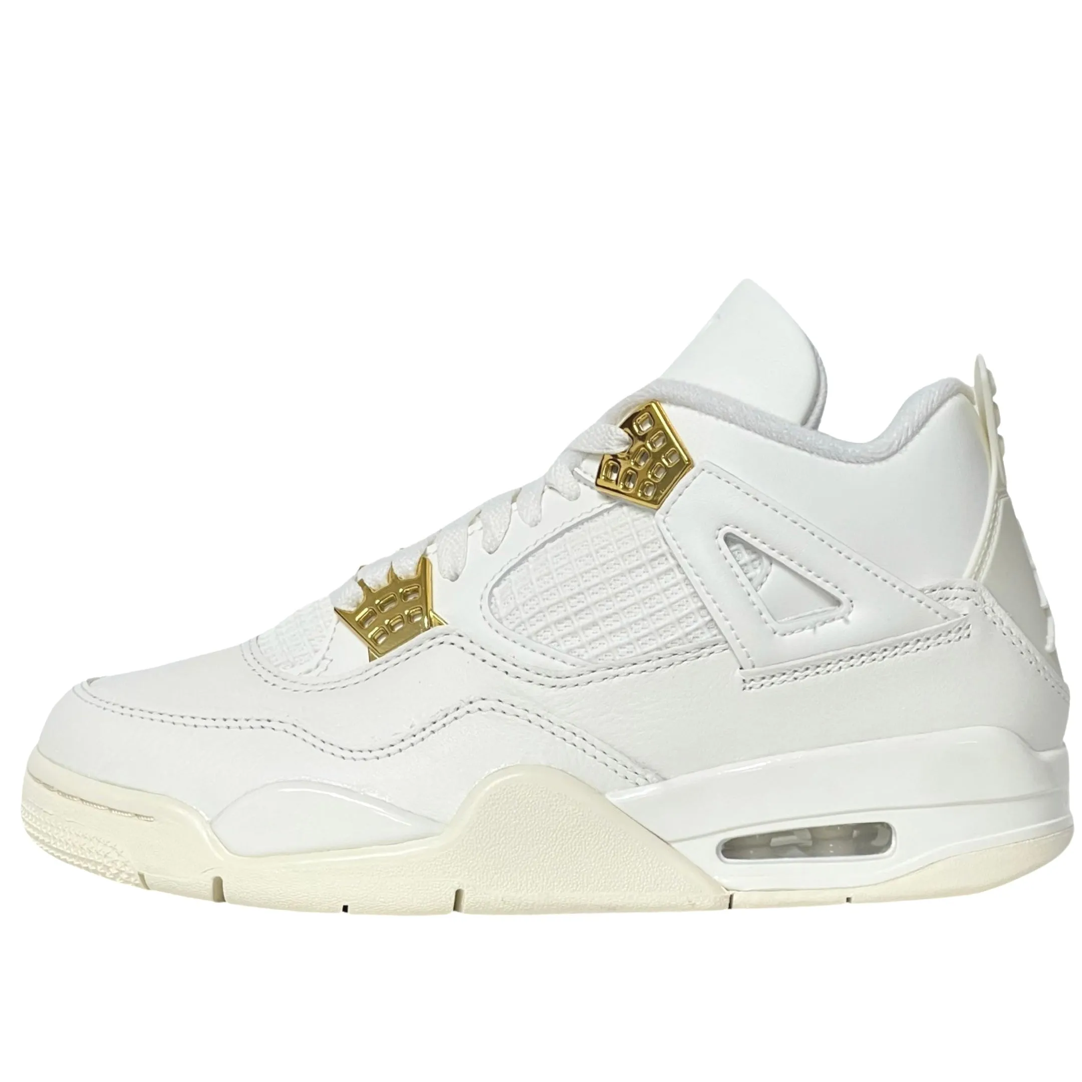 WMNS Nike Air Jordan 4 Metallic Gold Daily Essential