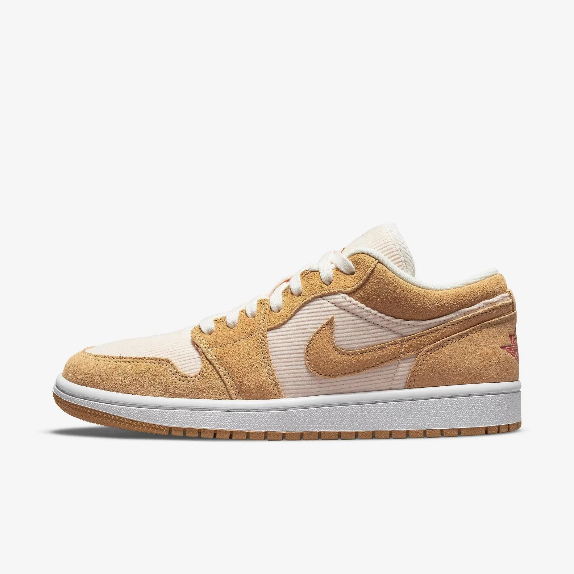 (Women's) Air Jordan 1 Low SE 'Twine Corduroy' (2021) DH7820-700 Athletic Apparel Walking Comfort