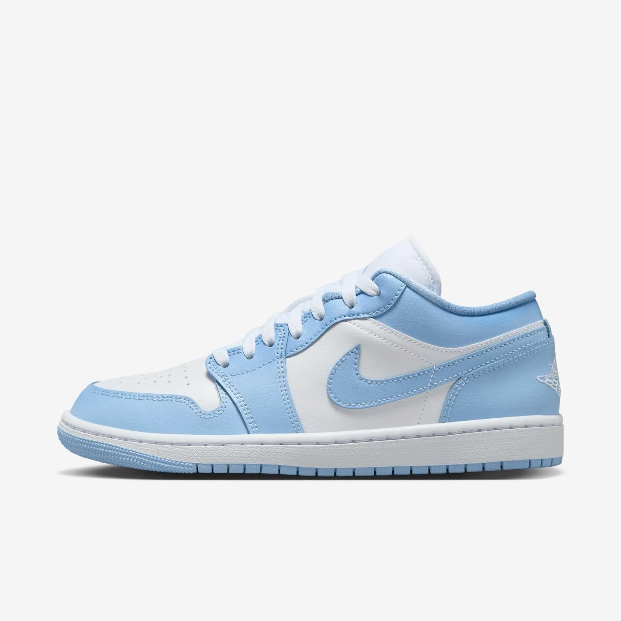(Women's) Air Jordan 1 Low 'White / Aluminum' (2025) DC0774-142 Tension Balanced Upper Anti Abrasion