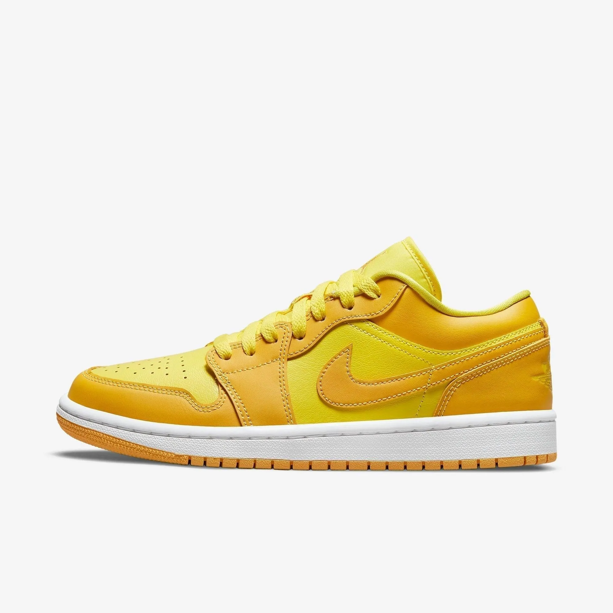(Women's) Air Jordan 1 Low 'Yellow Strike' (2021) DC0774-700 Stylish Comfort Zip Up Style
