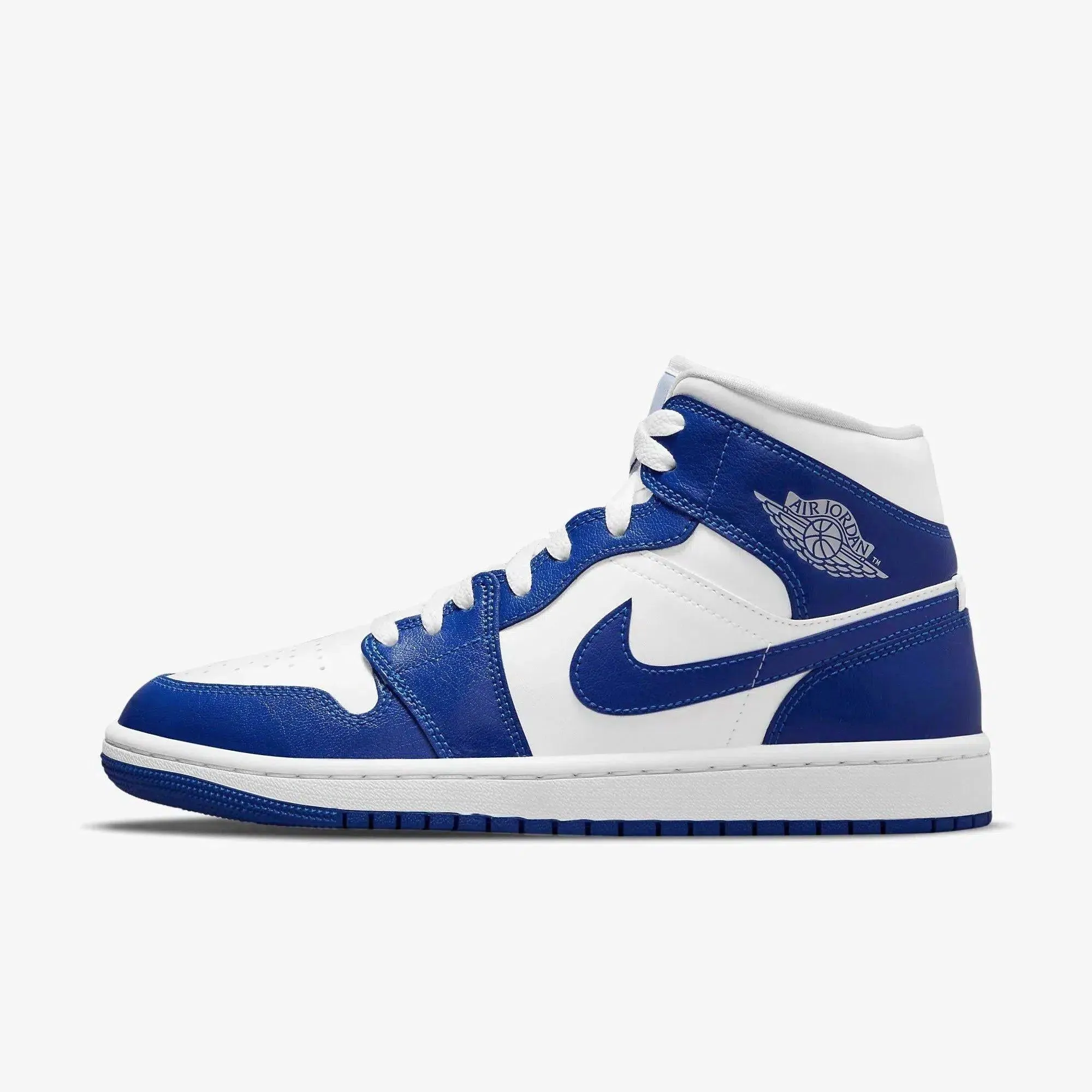 (Women's) Air Jordan 1 Mid 'Kentucky' (2021) BQ6472-104 lightweight foam Casual Footwear