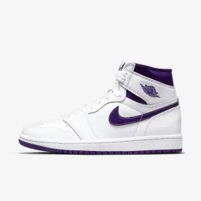 (Women's) Air Jordan 1 Retro High OG 'Court Purple' (2021) CD0461-151 Canvas Upper Shock Diffusing