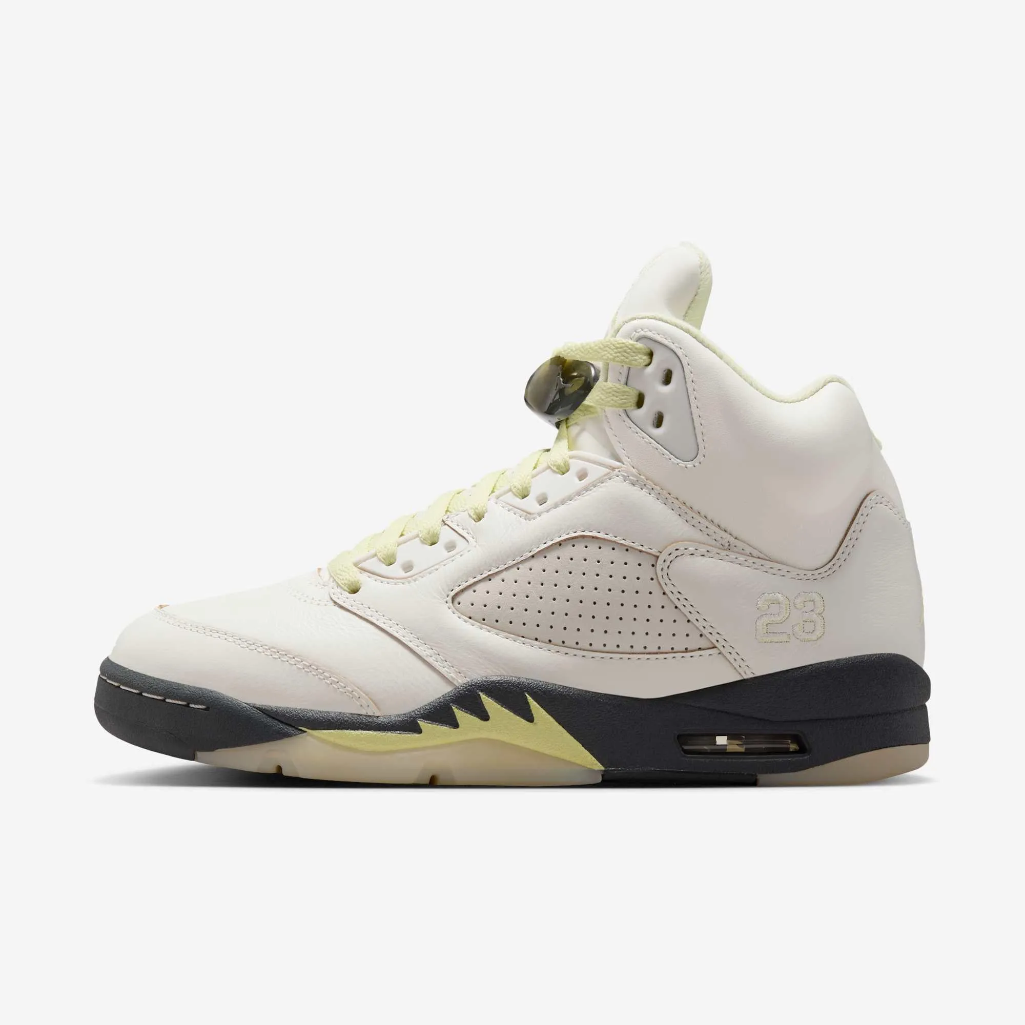 (Women's) Air Jordan 5 Retro 'Luminous Green' (2025) IM7592-130 Structured Heel Cup Body Support