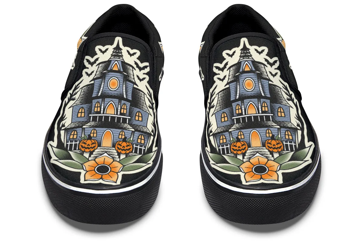 Haunted House Slip On Shoes Step Light Foot Glow