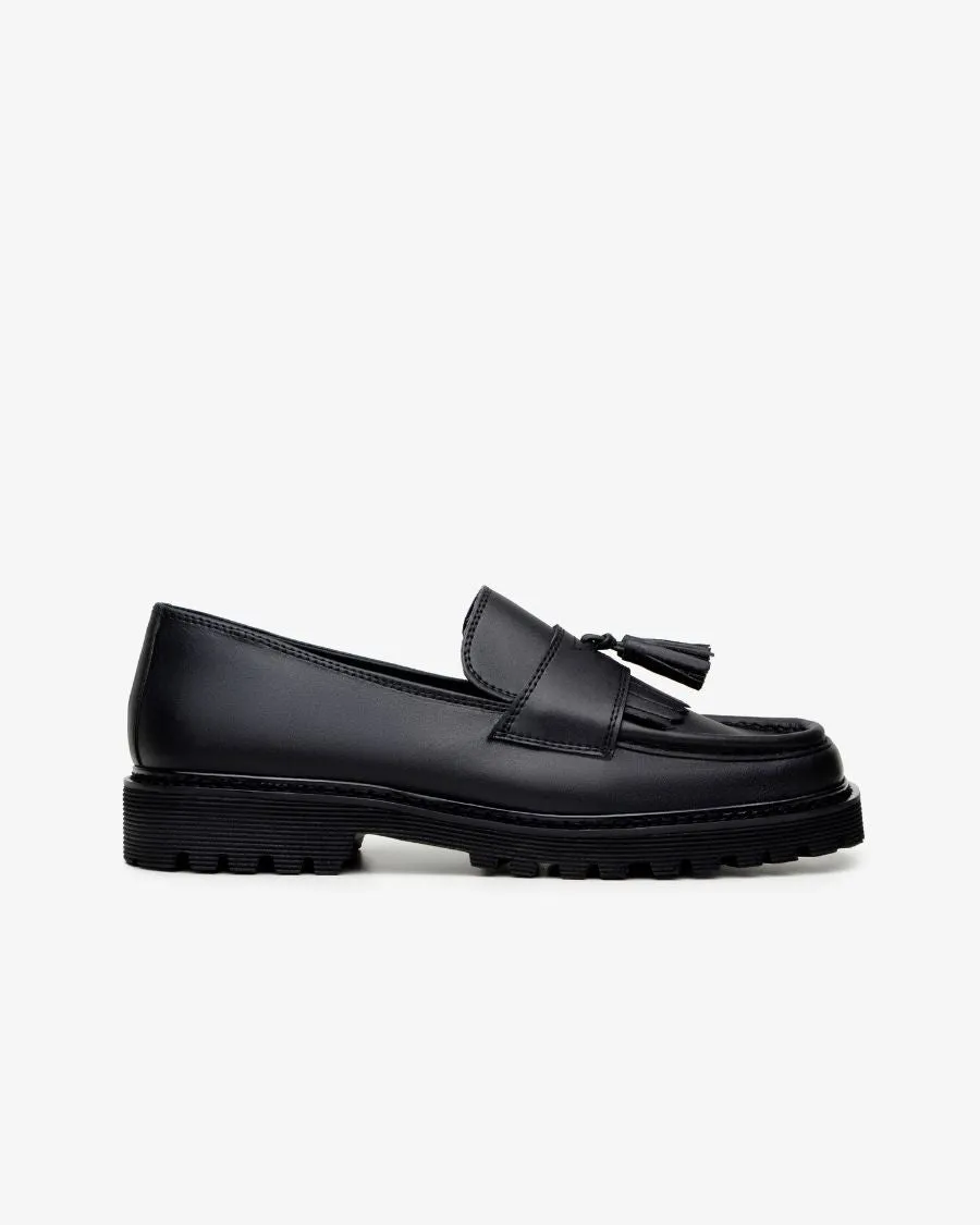 Slip Resistant Non Slip Standing Workers Mater Loafer in Black from N??skin