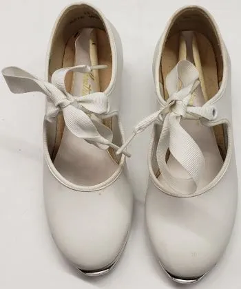 Yazmine III Jr. -- Children's Economy Tap Oxford -- White Dad Pick