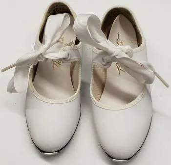 Yazmine V Jr. -- Toddler's Economy Tap Oxford -- White Breath Fresh Leg Long