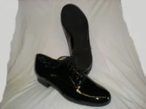 Easy Wear Norman -- Men's Standard Ballroom Oxford -- Black Patent