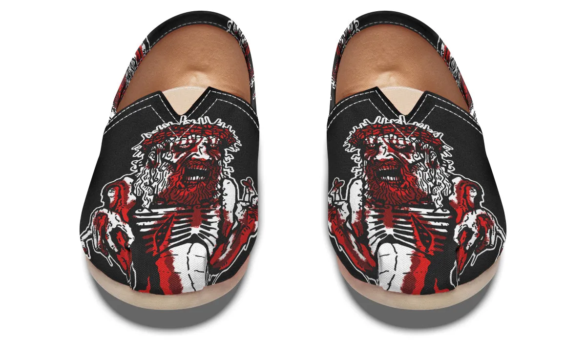 Zombie Jesus Casual Shoes Stone Glam